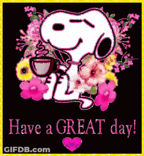 Have A Great Evening Snoopy GIF