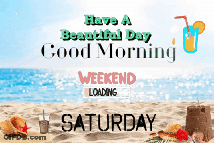 Have A Great Saturday Beach GIF