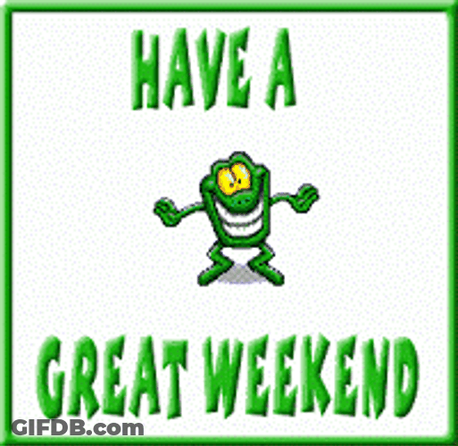 Have A Great Saturday Dancing Frog GIF