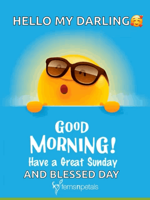 Have A Great Sunday Cool Sun GIF