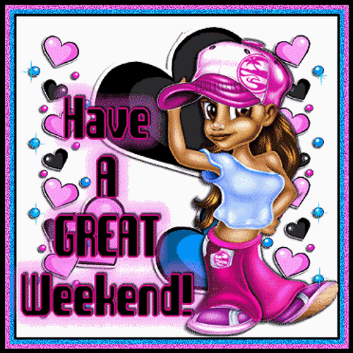 Have A Great Weekend Cute Girl GIF