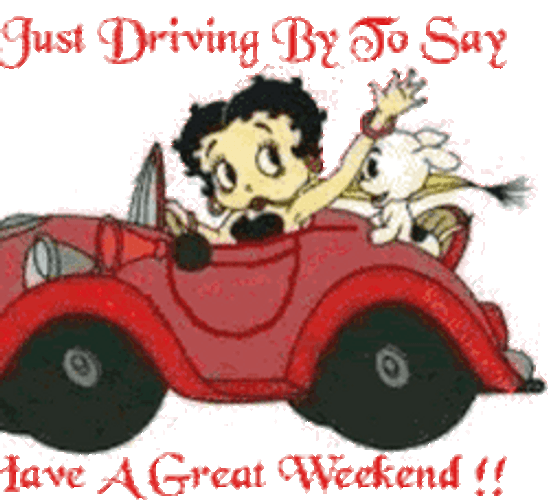 Have A Great Weekend Happy Weekend Betty Boop GIF