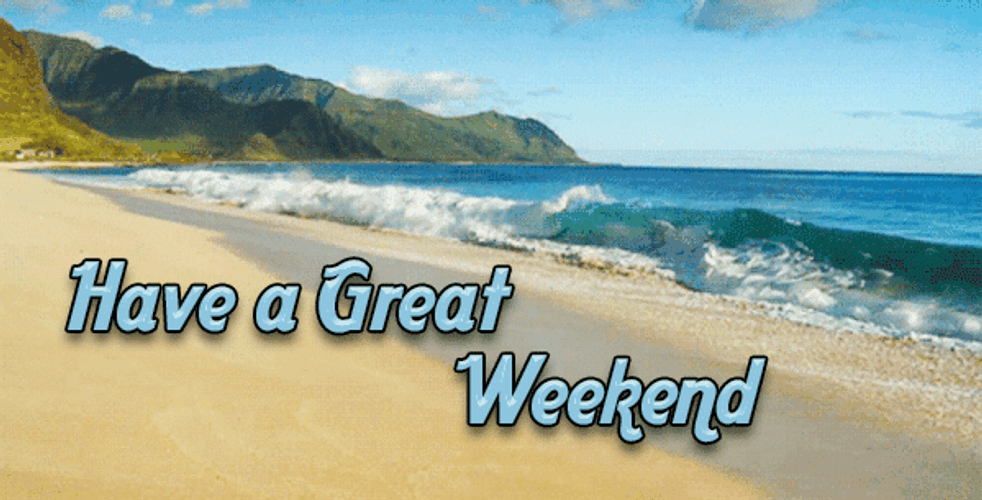 Have A Great Weekend Summer Beach GIF