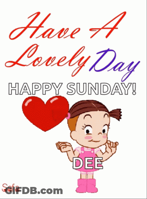 Have A Lovely Cute Sunday GIF