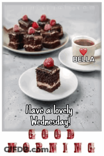 Have A Lovely Wednesday Good Morning Greeting Card GIF