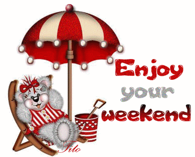 Have A Nice And Enjoy Your Weekend GIF
