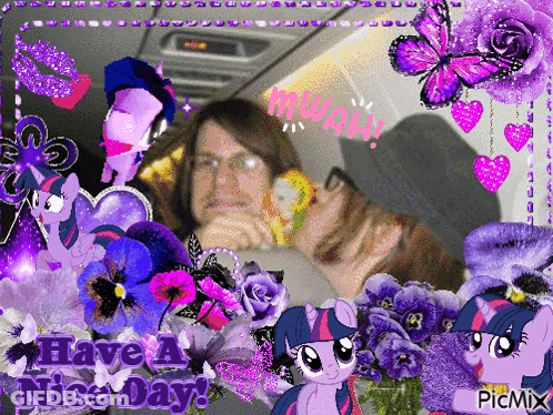 Have A Nice Day Greeting Card With Twilight Sparkle GIF