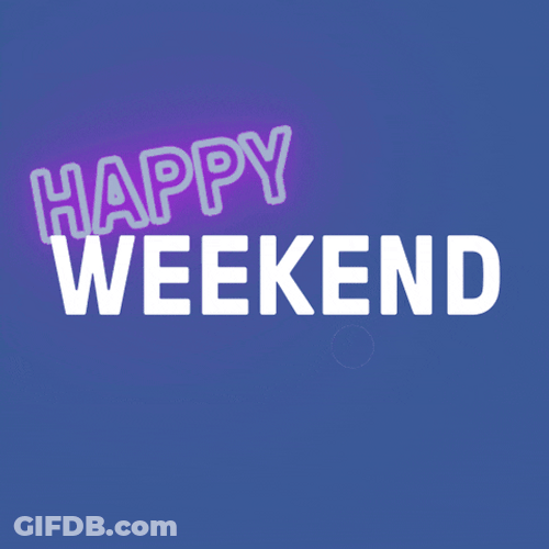 Have A Nice Happy Weekend Fireworks GIF