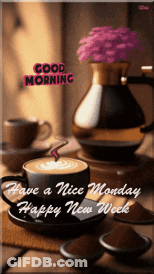 Have A Nice Monday Happy New Week GIF