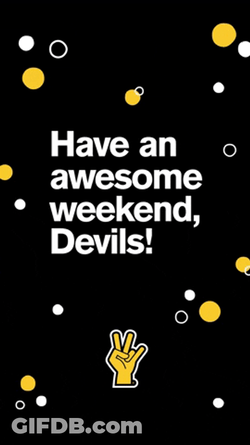 Have A Nice Weekend Devils GIF