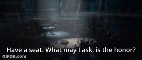 Have A Seat What May I Ask GIF