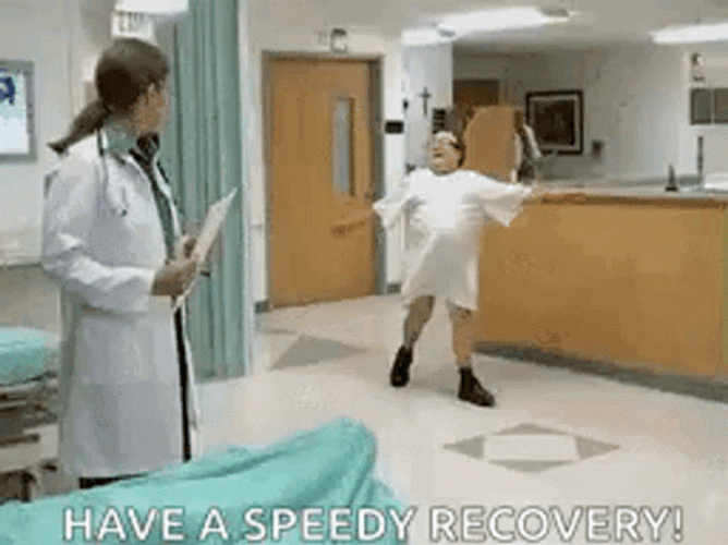 Have A Speedy Recovery Get Well Soon Hospital GIF