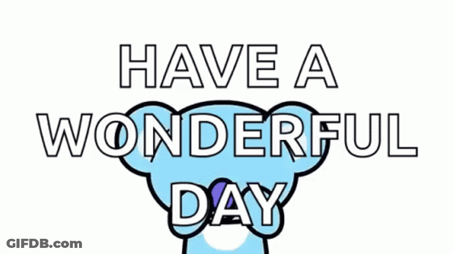 Have A Wonderful Day BTS GIF