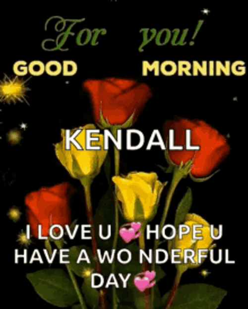 Have A Wonderful Day I Love You Roses GIF