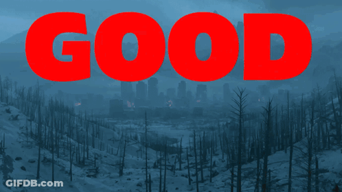 Have Fun Poster In Red GIF