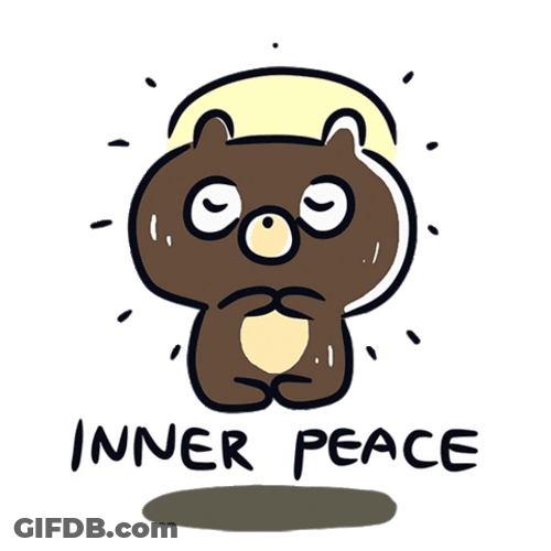 Having A Peaceful Inner Thoughts GIF