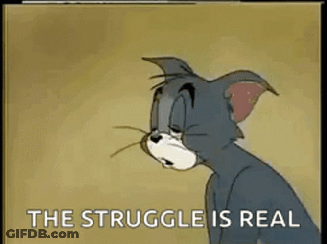 Having Tired Monday Is Struggle GIF