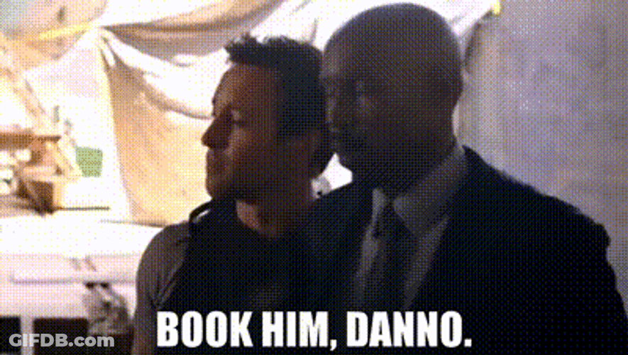 Hawaii Five-O Characters Book It Danno GIF