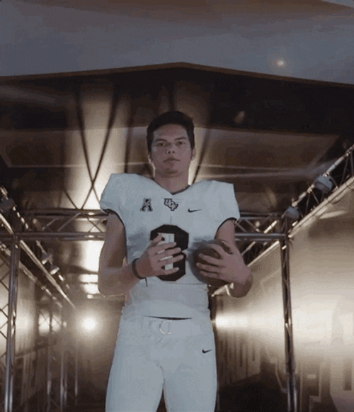 Hawaii Game Football Player Number 3 GIF
