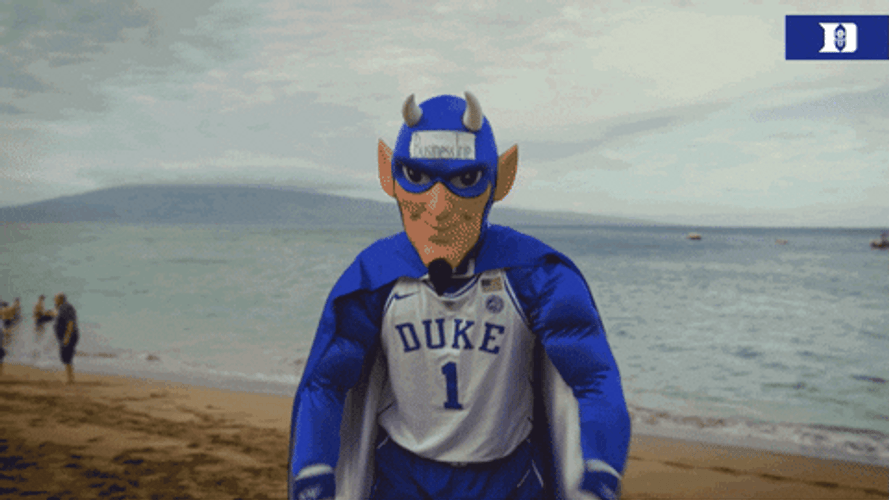 Hawaii Mascot Duke Football Run Away GIF