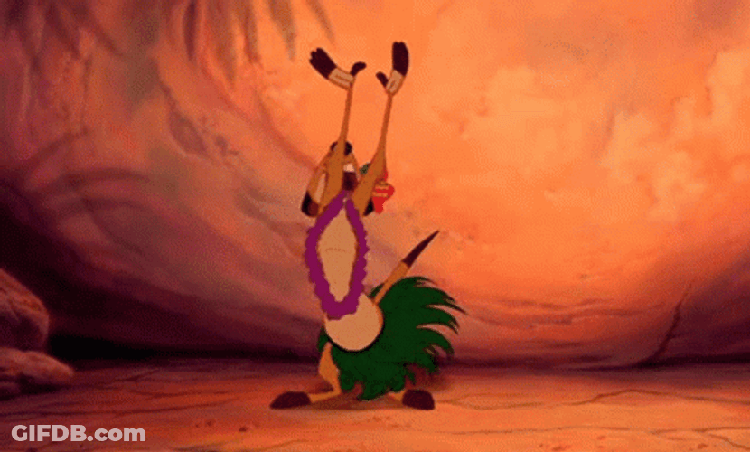 Hawaiian Dance Timon GIF