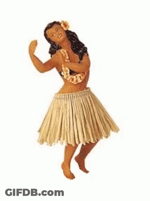 Hawaiian Hula Girl GIF