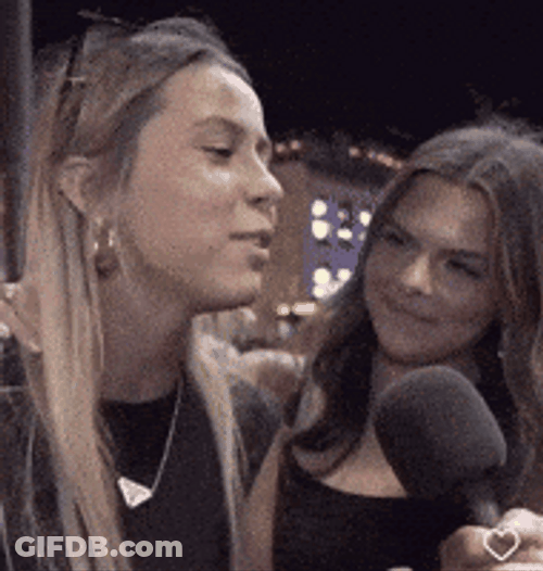 Hawk Tuah Drunk Girl Candid Interview GIF