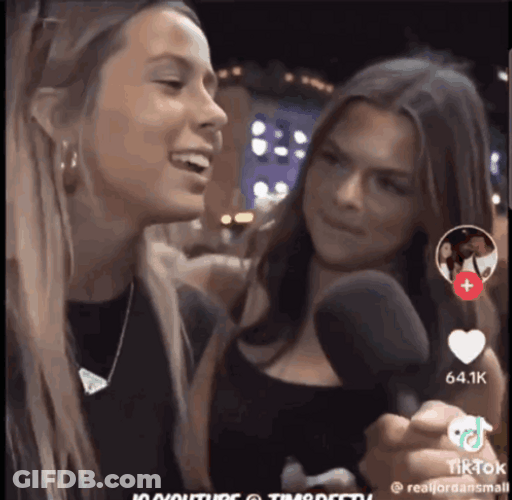 Hawk Tuah Giggly Ladies Blunt Interview GIF