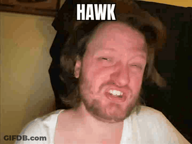 Hawk Tuah Internet Personality Funny Silly Face GIF