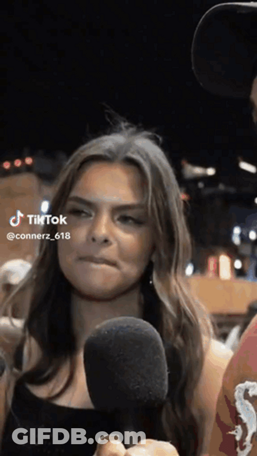 Hawk Tuah Pretty Naughty Lady Interview GIF
