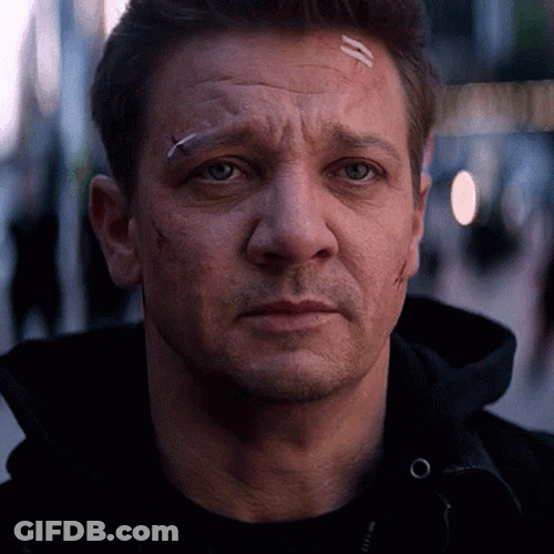 Hawkeye Clint Barton Controlling Emotions GIF