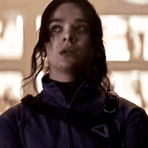Hawkeye Hailee Steinfeld As Kate Bishop Riding GIF
