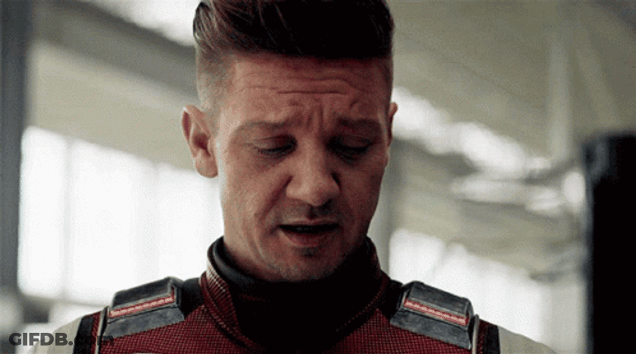 Hawkeye Jeremy Renner Sweet Smile GIF