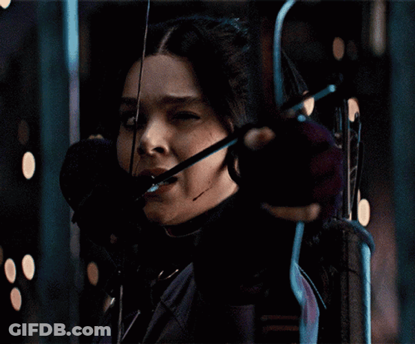 Hawkeye Kate Bishop Shooting Arrow GIF