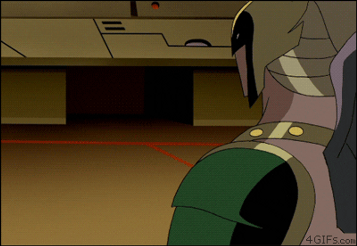 Hawkgirl Bitch Slap Moment GIF