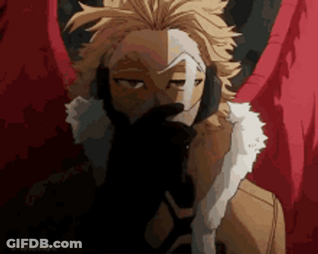 Hawks Hero Academia Thinking Hard GIF