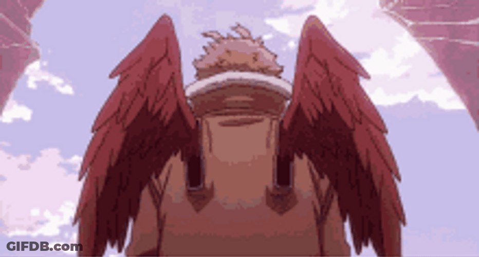Hawks Hero Academia Walking And Flying Out GIF