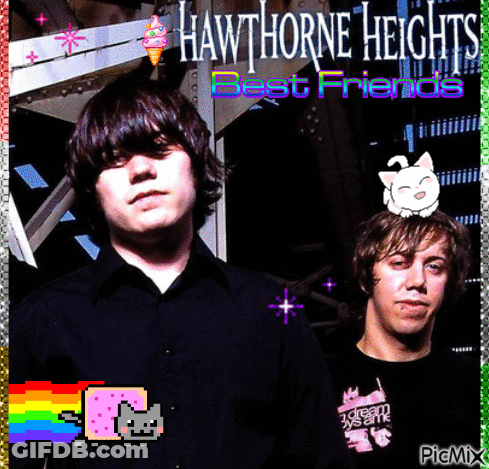 Hawthorne Heights Best Friends With Two Boys GIF