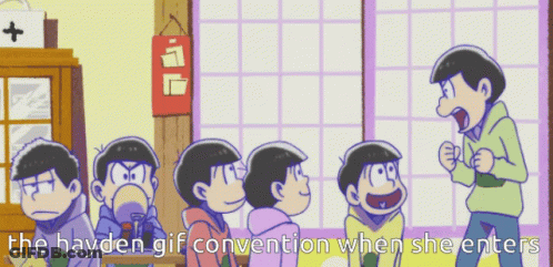 Hayden GIF Convention When She Enters GIF