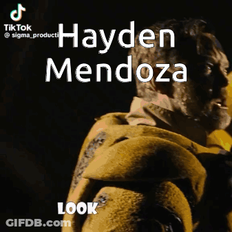 Hayden Mendoza TikTok Look At GIF