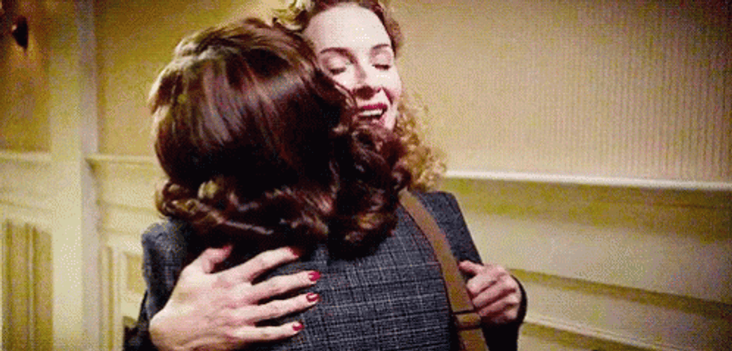 Hayley Atwell Lesbian Kiss A Lady GIF
