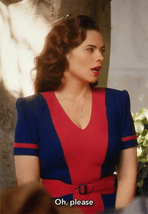 Hayley Atwell Oh Please GIF