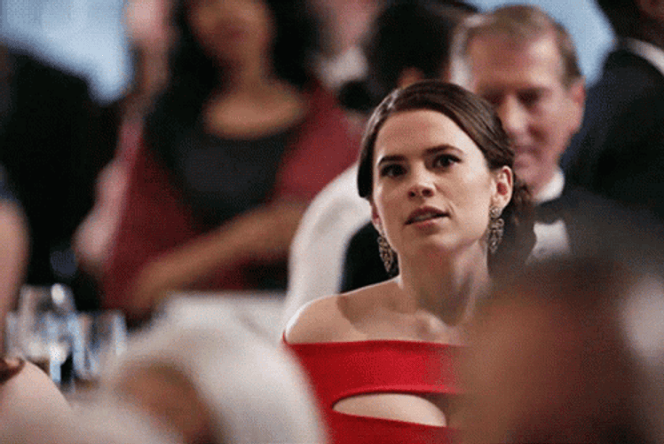 Hayley Atwell Tired And Bored GIF