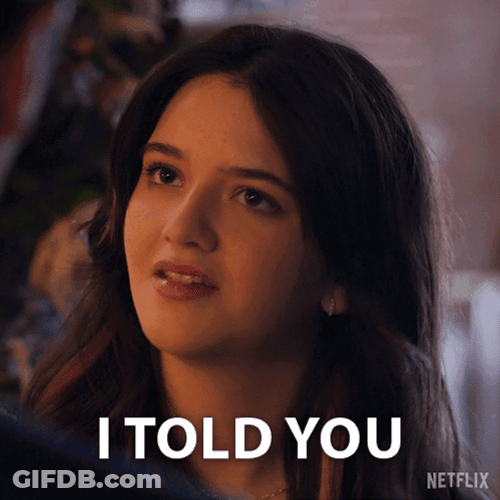 Hayley Haller I Told You GIF
