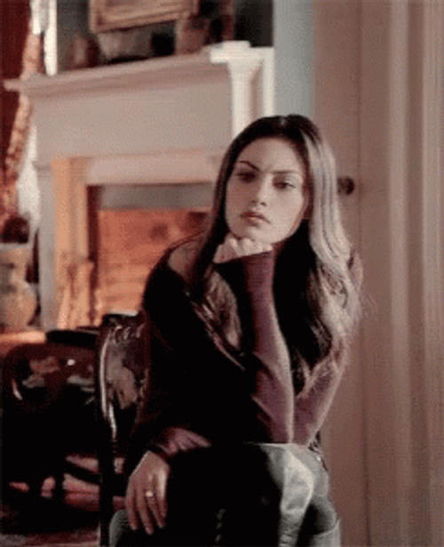 Hayley Marshall Thinking Seriously GIF