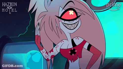 Hazbin Hotel Poster Cartoon Character GIF
