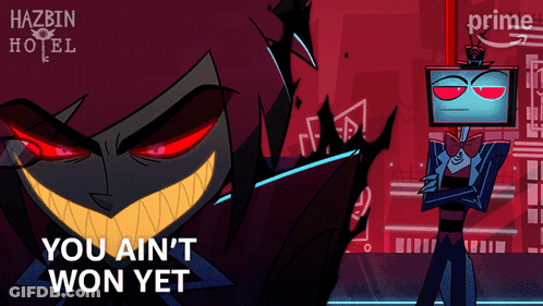 Hazbin Hotel Poster Cartoon Character GIF