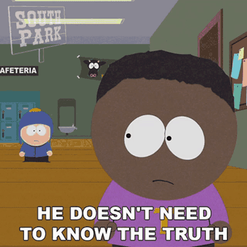 He Doesnt Need To Know The Truth Tolkien Black GIF