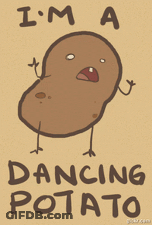 He Is Dancing Hot Potato GIF