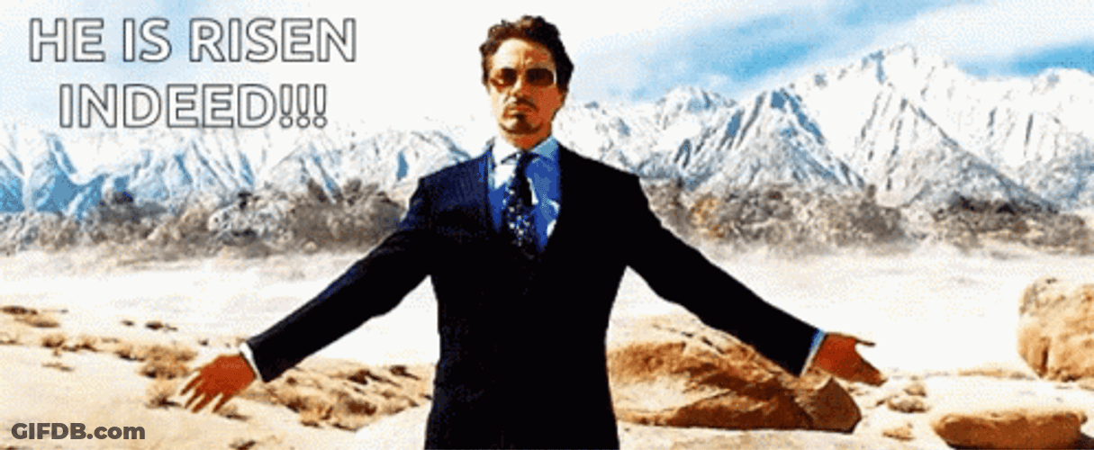He Is Risen Bomb Effect GIF